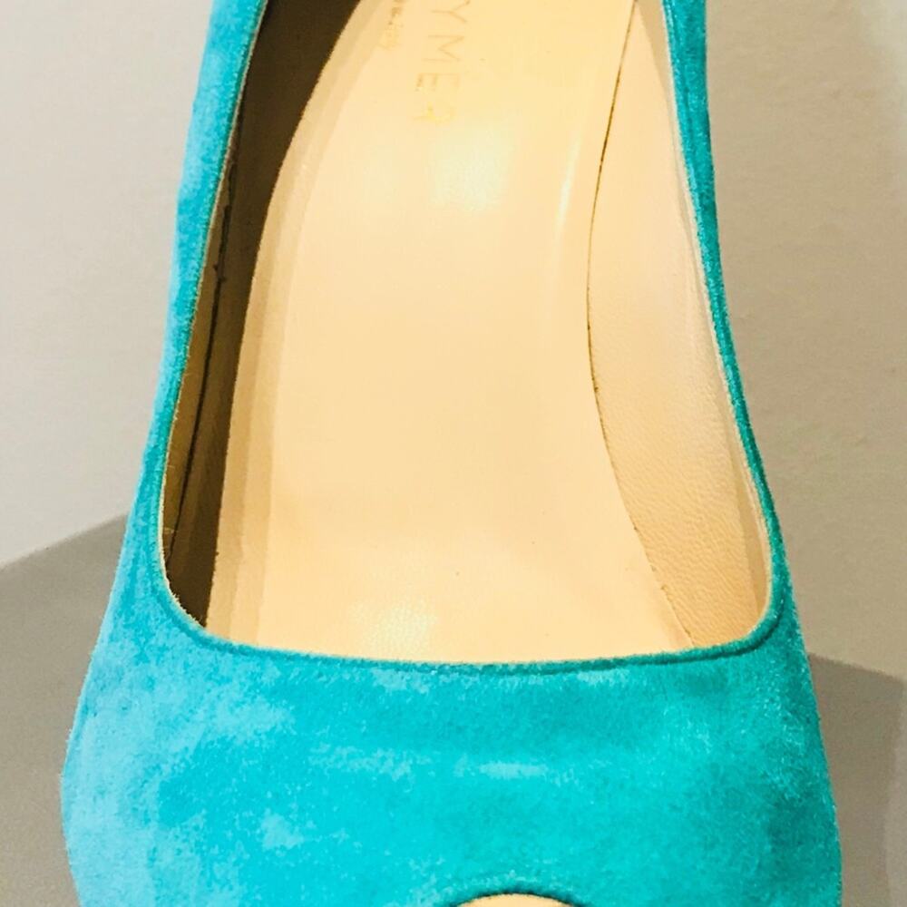 GreyMer Colorblock peeptoe pump Swarovski Crystals - Picture 3 of 7